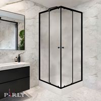 Ограждение VIVA90B N душевое Ceruttispa без поддона (90x90x195) — фото 431, Прямоугольные душевые уголки