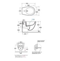 Товар: Биде GLOBO BOWL+ подвесное цвет белый SBS09BI - фото 2 Биде GLOBO BOWL+ подвесное цвет белый SBS09BI — фото 2, Биде подвесные
