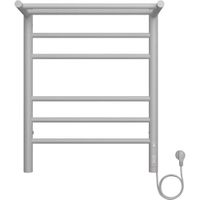 Товар: Полотенцесушитель электрический с полкой Terminus Аврора П6 45х60 КС 903, белый матовый 4670078556783 - фото 1 Полотенцесушитель электрический с полкой Terminus Аврора П6 45х60 КС 903, белый матовый 4670078556783 — фото 1, Электрические полотенцесушители