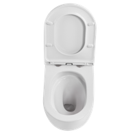 Унитаз приставной IBERICA BLANCA BILBAO ALTO Tornado белый (IB.BLA.334.1B1) — фото 7, Приставные унитазы