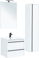 Зеркало Aquanet Lino 60 белый матовый арт-00253905 — фото 3, Зеркала в ванную комнату