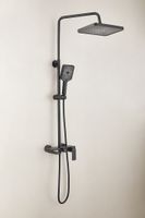 Душевая система BELZ , черный арт-B24678-7 — фото 1, Душевые стойки