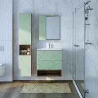 Товар: Ниша для тумбы Бриклаер КРИСТАЛЛ 70 см, дуб гранж песочный 417085417085 - фото 4 Ниша для тумбы Бриклаер КРИСТАЛЛ 70 см, дуб гранж песочный 417085417085 — фото 4, Тумбы с раковиной