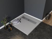 Душевой поддон Aquanet Delight 90х90 серый 00258882 — фото 1, Душевые поддоны из литьевого мрамора