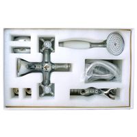 PRESTIGE См-ль д/ванны внешний плоский излив, хром 32448 — фото 7, Смеситель для ванны