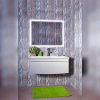 Комплект мебели для ванной Бриклаер ВЕГА 100, белый — фото 1, Комплекты мебели для ванной