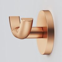 A85A35644 X-Joy, Двойной крючок для полотенец, роз. золото — фото 2, Крючки для полотенец