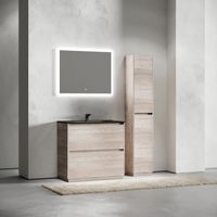 Тумба под раковину SANCOS Libra Floor напольная, 890х450х840, c двумя ящиками оснащенными доводчиками, дуб галифакс натуральный, арт. арт-LB90FEG — фото 9, Тумбы под раковину