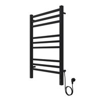 Полотенцесушитель электрический AZARIO ANCONA 500/800 квадрат, 9 секций, диммер справа, черный арт-AZ71858B — фото 6, Электрические полотенцесушители