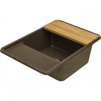 Мойка для кухни Беллис 78 780x510x250 мм, прямоуг., кофе 1A725032BS280 — фото 5, Кухонные мойки