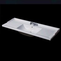 раковина 1200x460x210 арт-70-F120 — фото 2, Раковины встраиваемые сверху