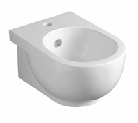 Биде SIMAS E-Line подвесное с одним отверстием цвет белый EL19/F85 — фото 1, Биде подвесные