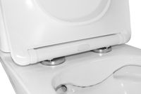 Унитаз-компакт Azario Kashmir 340х650х770 напольный, безободковый, в комплекте с быстросъемным сиденьем микролифт арт-AZ-9143S — фото 6, Напольные унитазы