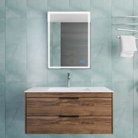 База под раковину Chiara 2D 1000 подвесная, 2 выкатных ящика soft-close, С.Oak арт-VMC-2C2100CO — фото 3, Тумбы под раковину