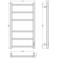 Товар: Полотенцесушитель электрический Стилье Формат 27 800х400 правый Матовый чёрный 31528-8040 - фото 4 Полотенцесушитель электрический Стилье Формат 27 800х400 правый Матовый чёрный 31528-8040 — фото 4, Электрические полотенцесушители