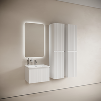 Тумба подвесная SANCOS Code 590х453х400, c одним ящиком оснащенным доводчиками, цвет белый , арт. CD60W — фото 3, Тумбы под раковину