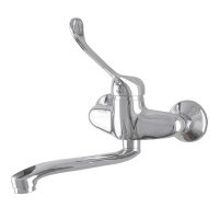 Настенный смеситель для кухни Сантаком stOMEGA 4679, хром — фото 1, Смесители для кухни