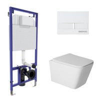 Комплект BERGES: инсталляция NOVUM кнопка L1 белая, унитаз SIGMA Rimless 52 см, сиденье дюропласт микролифт, быстросъём арт-043397 — фото 8, Комплекты унитаз + инсталляция