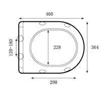 Сиденье для унитаза Grossman GR-4473S тонкое,белое,1 место арт-GR-49K2673S — фото 3, Сиденья для унитаза