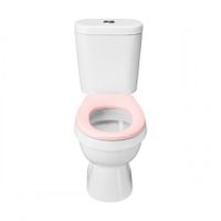 КАСПЕР Унитаз-компакт детский, горизонт. выпуск,1-а режим.арм,сиденье полипроп, пл.кр,розовый,САНТЕК 1WH501847 — фото 1, Напольные унитазы