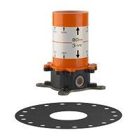 Внутренняя часть, Gessi, назначение-для напольного смесителя, стандарт подвода воды-1/2", цвет-хром арт-46189.031 — фото 2, Комплектующие для смесителей