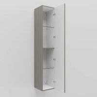 Пенал подвесной La Fenice Cubo , бежевый арт-FNC-05-CUB-C-30 — фото 4, Пеналы для ванной комнаты