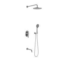 Душевой комплект BERGES NARDIS 3R, хром арт-071007 — фото 10, Встраиваемые душевые комплекты