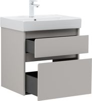 Товар: Тумба с раковиной Aquanet Nova Lite 2.0 60 2 ящ. цв. бежевый 00348187 - фото 10 Тумба с раковиной Aquanet Nova Lite 2.0 60 2 ящ. цв. бежевый 00348187 — фото 10, Тумбы с раковиной