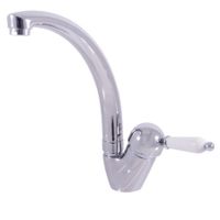 Смеситель Labe для раковины/умывальника с круглым поворотным изливом 143 мм, L506.5/3 — фото 1, Смесители для раковины