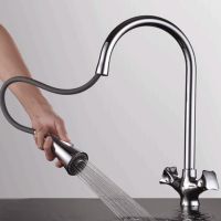 Смеситель для кухни D&K Hessen DA1382501, хром — фото 1, Смесители для кухни