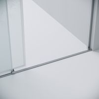 Дверь в нишу Grossman Galaxy (100х195) хром,стекло шиншилла,раздвижная, 1 место арт-100.K33.01.100.10.02 — фото 7, Раздвижные душевые двери