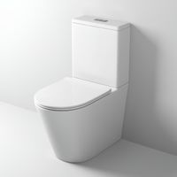 Унитаз напольный Grossman (640х360х835) безободковый,белый с тонкой крышкой,микролифт,2 места арт-GR-4458S — фото 3, Напольные унитазы