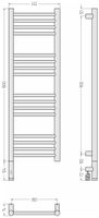 Полотенцесушитель электрический Сунержа Богема 3.1 прямая 1000х300 МЭМ левый Без покрытия 00-6004-1030 — фото 3, Электрические полотенцесушители