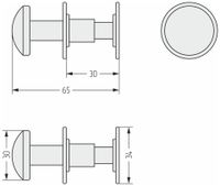 Вешалка Вешалка Сунержа Линза Золото арт-03-2010-0007 — фото 2, Крючки для полотенец