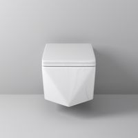 Унитаз подвесной Grossman Cristal GR-4481 (520х360х350) безободковый,белый с толстой крышкой,микролифт,1 место — фото 2, Подвесные унитазы