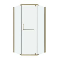 Товар: Душевое ограждение Grossman Pragma (100х100х195) трапеция,распашная,золото сатин,стекло прозрачное, 1 место арт-302.K33.03.1010.32.00 - фото 1 Душевое ограждение Grossman Pragma (100х100х195) трапеция,распашная,золото сатин,стекло прозрачное, 1 место арт-302.K33.03.1010.32.00 — фото 1, Душевые уголки трапеция