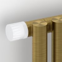 Отопительный радиатор Сунержа Эстет-1 EU50 левый 500х225 5 секций Состаренная латунь арт-051-0310-5005 — фото 2, Радиаторы отопления