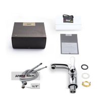 Товар: Смеситель для раковины D&K Rhein , хром арт-DA1342101 - фото 2 Смеситель для раковины D&K Rhein , хром арт-DA1342101 — фото 2, Смесители для раковины