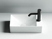 Умывальник подвесной прямоугольный (отверстие под смеситель R) Element 375*215*100мм арт-CN5007 — фото 4, Мини-раковины