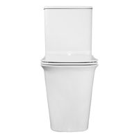 Унитаз-компакт Azario VELISE 355х625x810 напольный, безободковый в комплекте с быстросъемным сиденьем микролифт арт-AZ-1222A — фото 8, Напольные унитазы