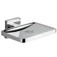 Мыльница COLOMBO DESIGN BASICQ B3781 настенная несъемная цвет хром — фото 3, Мыльницы