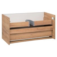 Тумба подвесная MELBOURNE 100 /дуб/серый/ AQUA DE MARCO 2100GCMEL/H/V.2.0 — фото 6, Тумбы под раковину