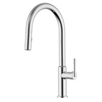 Смеситель для кухонной мойки Azario Diamond выдвижной излив, керамический картридж, алмазная текстура, хром арт-AZ-VJB569193C — фото 2, Смесители для кухни