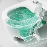 C8F8900SC Func Унитаз-моноблок безободковый с сиденьем — фото 6, Напольные унитазы