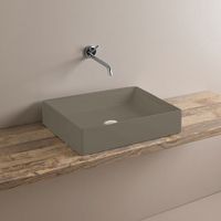 Раковина Artceram Scalino накладная без отверстий цвет Brown matera арт-SCL002 41 00 — фото 1, Раковины накладные