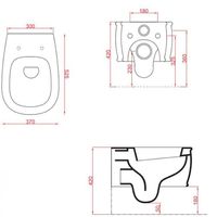 Унитаз Artceram Azuley подвесной цвет черный арт-AZV001 03 00 — фото 2, Подвесные унитазы