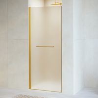 Душевая дверь RGW PA-103Gb 90x195, профиль золото, стекло матовое/6 мм, арт-020810309-26 — фото 2, Распашные душевые двери