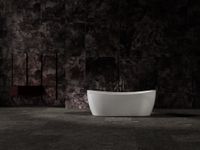 Ванна Solid Surface Vincea , 1700*800*630, белый мат., слив-перелив в комплекте арт-VBT-6S03MW — фото 2, Ванны из искусственного камня