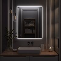 Зеркало с LED-подсветкой SIRIUS (70*90) /AQUA DE MARCO SIR70/90 — фото 2, Зеркала в ванную комнату