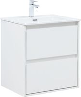 Тумба под раковину Aquanet Милан 60 белый глянец арт-00336367 — фото 1, Тумбы под раковину